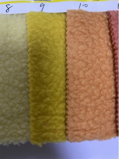 DG-LXF 精品羊羔絨  克重：380g/m²  幅寬：160CM 成份：100%Polyester   後面照